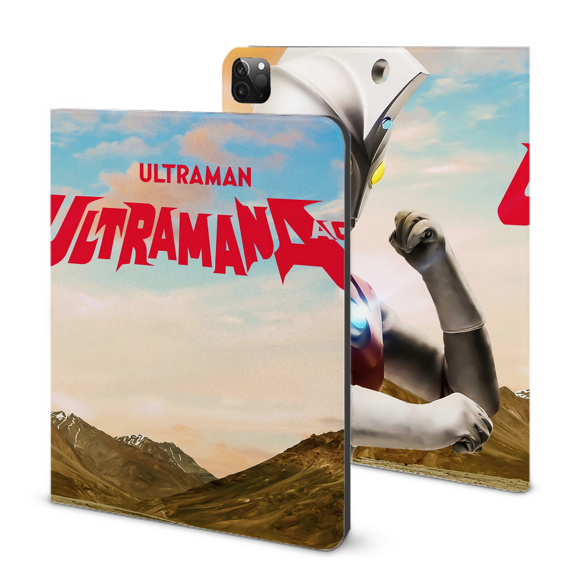 （画像用） ウルトラマン Ultraman IPadケース ペンホルダー付き ブックスタイルデザイン